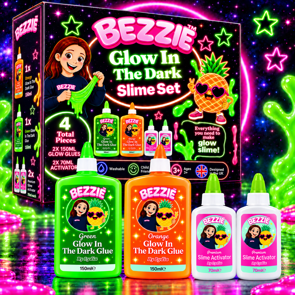 Bezzie Glow in The Dark Slime Kit
