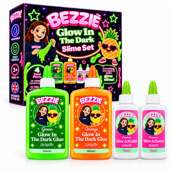 Bezzie Glow in The Dark Slime Kit