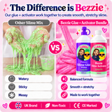 The difference is Bezzie: smooth, stretchy slime