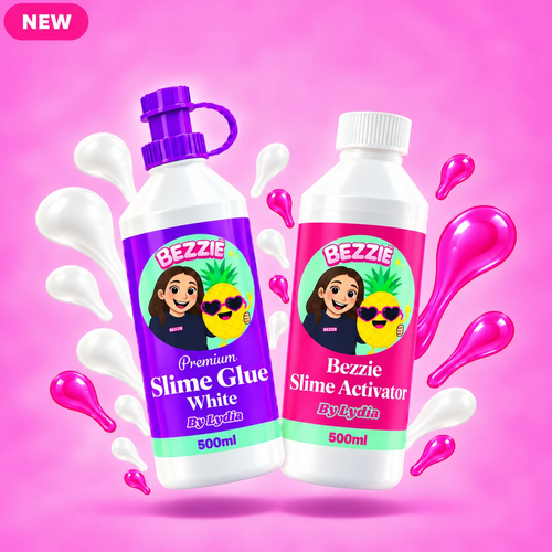 The Bezzie Slime Making Duo: 500ml Glue + 500ml Activator