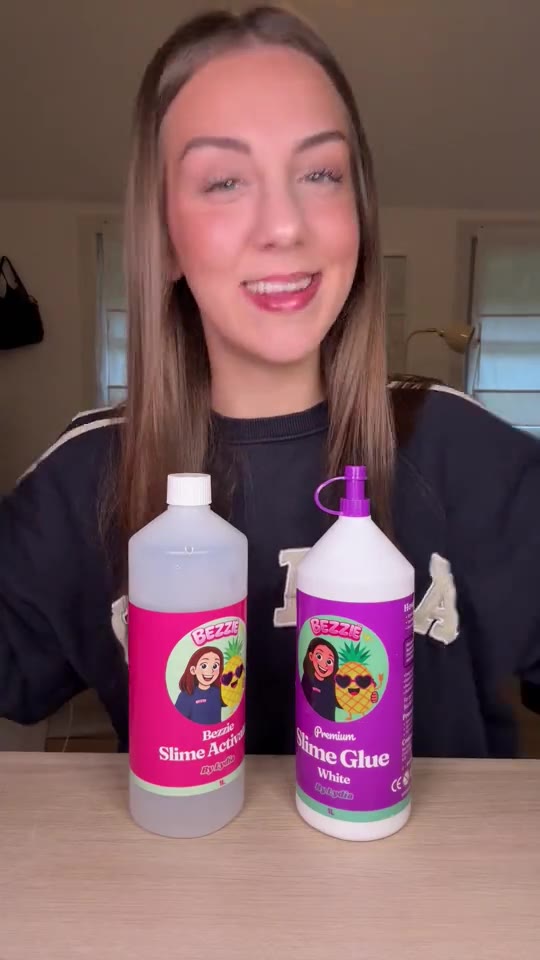 Making slime with Bezzie Slime Glue and Slime Activator